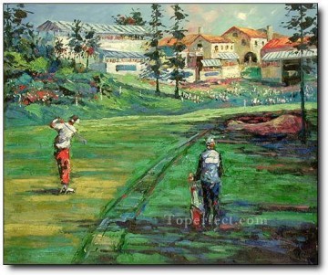 yxr0043 impresionismo deporte golf Pinturas al óleo